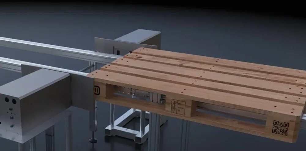 Codering op een pallet