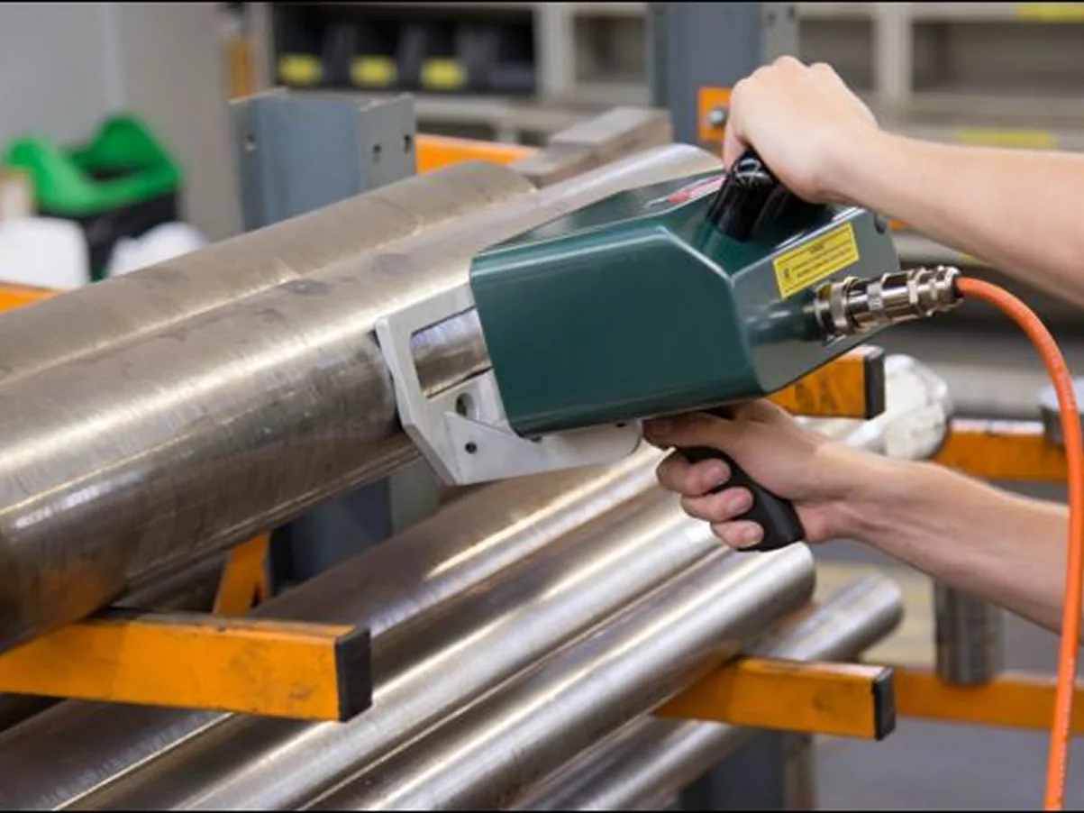 Markering op metalen bouwonderdelen